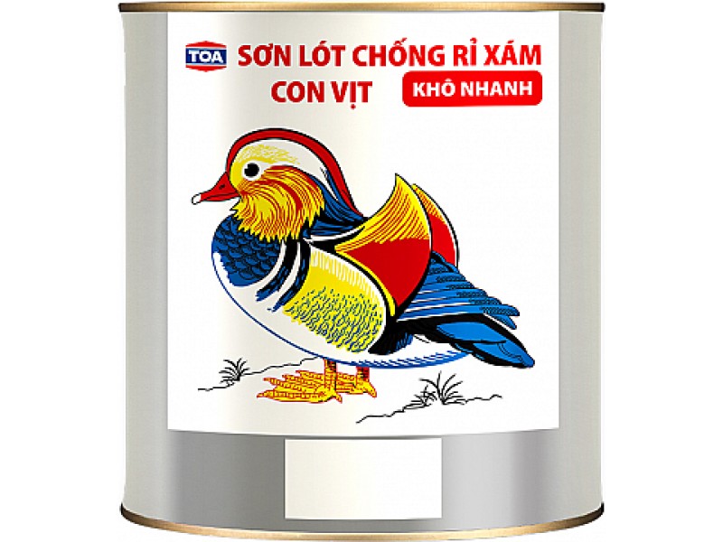 Sơn lót chống rỉ màu xám Con Vịt